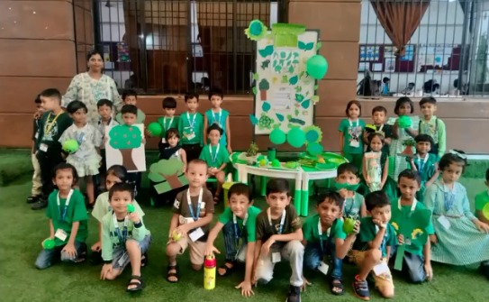 Students at K.P.C. Public School engaging in positive behaviour.